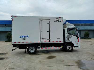陜汽德龍150馬力4.2米冷藏車 藍牌輕卡中的高效冷鏈運輸能手